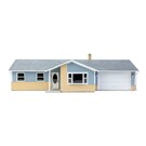 Walthers #4155 Walthers Cornerstone Ranch House with Attached 2-Car Garage HO Scale