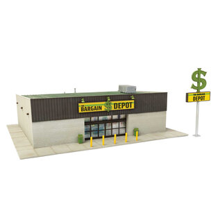 Walthers 4113 The Bargain Depot Building Kit