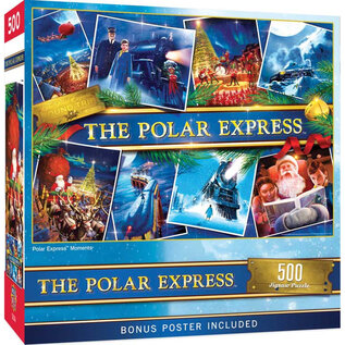 Train Enthusiast Vendors 323594 Polar Express Moments Christmas Puzzle, 500Pcs.