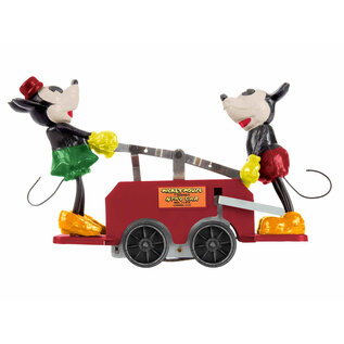Lionel 2335190 Mickey and Minnie Handcar, Red