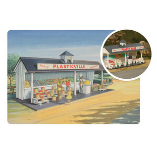 Bachmann 45632 Plasticville Roadside Stand, 75th Anniversary Kit