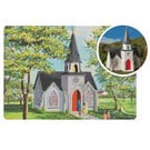 Bachmann 45195 75th Anniv. Plasticville Cathedral Kit