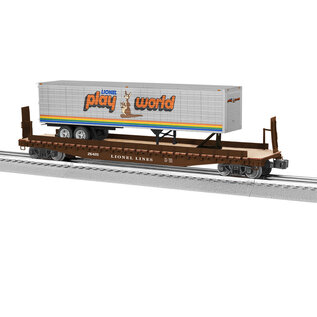 Lionel 2326420 Lionel 50' Flatcar with Trailer