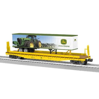 Lionel 2326410 John Deere 50' Flatcar with Trailer