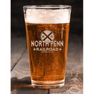 Henning's Trains North Penn Railroad Pint Glass