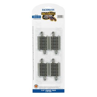 Bachmann 44513 2.25" Straight Track  4Pcs, HO NS EZ Track