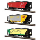 Atlas O 3001288 4-Bay Hopper Anthracite Roads, CNJ/LV/RDG 3-Car Limited Edition Set