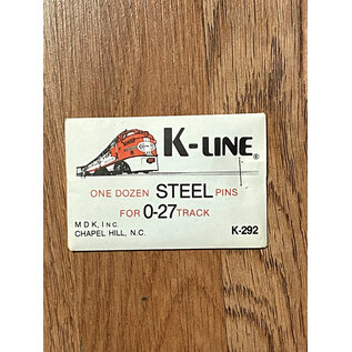 Lionel K-292 O-27 Steel Pins, 12 Pcs, Lionel