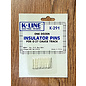 Lionel K-291 O-27 Insulating Pins, 12 Pcs, Lionel