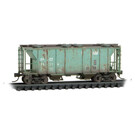 Micro-Trains 9544100 PS-2 2-Bay PC Covered Hopper, weathered
