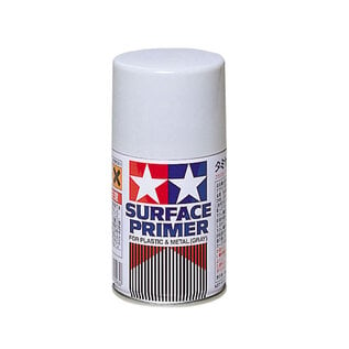 Tamiya 87026 Surface Primer Spray, Gray Plastic & Metal