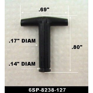 Lionel 6SP-8238-127 Coupler T-Bar, Plastic