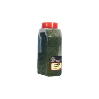 Woodland Scenics T1365 Coarse Turf Dark Green Shaker