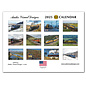 Audio-Visual Designs 2025 Railroad Calendar, Audio Visual Designs