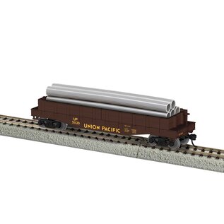 Lionel 2454120 HO Gondola w/Pipe Load UP