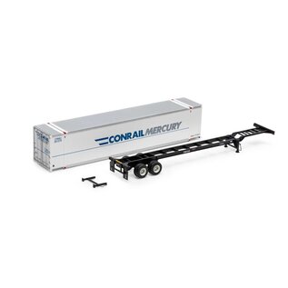 Athearn ATH27994 HO 48' Container w Chassis, #CRMU281070