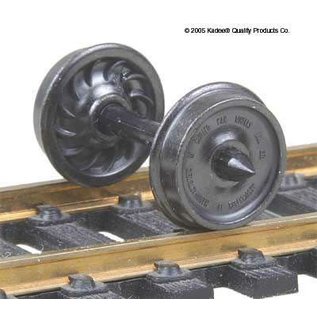 Kadee #521 36" Passenger Wheel Sets Ribbed Back, Kadee HO