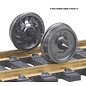 Kadee #521 36" Passenger Wheel Sets Ribbed Back, Kadee HO