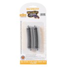 Bachmann 44822 Half 12.5" Radius Curve, N Scale EZ Track, 6 Pcs.