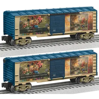 Lionel 2428140 Thomas Kincade-Disney Mickey & Minnie Sweetheart Central Park Boxcar (pre-order)