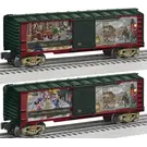 Lionel 2428150 Mickey & Minnie Candy Cane Box Car