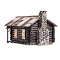 Woodland Scenics BR5875 Cozy Cabin, O Scale Built-N-Ready