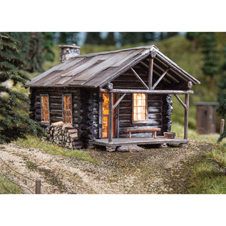 Woodland Scenics BR5875 Cozy Cabin, O Scale Built-N-Ready