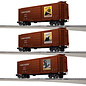 Lionel 2442040 UP WWII Boxcar Art PS1 3 Pack #4