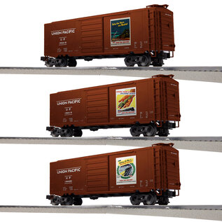 Lionel 2442060 UP WWII Boxcar Art PS1 3-Pack #6