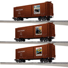 Lionel 2442030  UP WWII Boxcar Art PS1 3 Pack #3