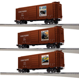 Lionel 2442030  UP WWII Boxcar Art PS1 3 Pack #3
