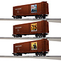 Lionel 2442020 UP WWII Boxcar Art PS1 3 Pack #2 (#194404, #194405, #194406)