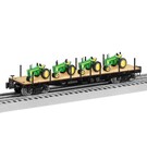 Lionel 2426160 Northern Pacific 40' Flatcar w/ John Deere tractor load