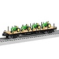Lionel 2426160 Northern Pacific 40' Flatcar w/ John Deere tractor load