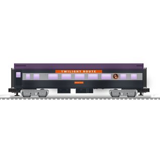Lionel 2427940 O RTR Halloween Streamlined Passenger Coach Crescent Moon