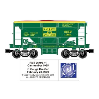 RMT 96799-11 Black River & Western Ore Car