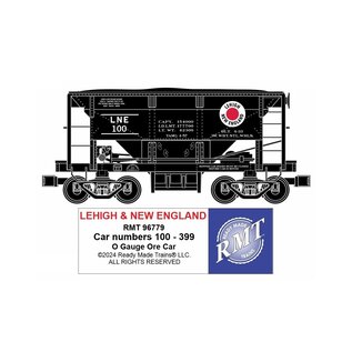 RMT 96779 Lehigh & New England RR Ore Car