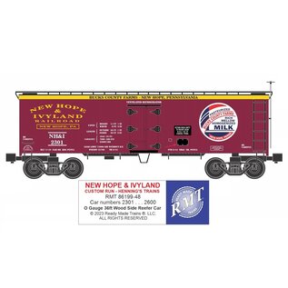 RMT 86199-48 New Hope & Ivyland 36' Woodside Reefer (pre-order)