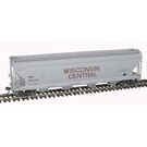 Atlas HO 20006397 HO MASTER PLUS 5250 COVERED HOPPER WISCONSIN CENTRAL #83004