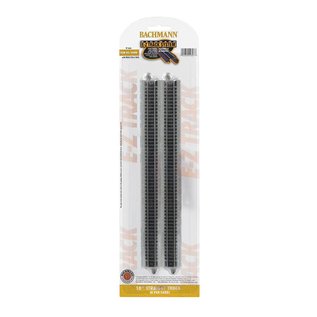 Bachmann 44815 10" Straight Track, N Scale EZ Track, 6 Pcs.