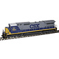 Atlas HO 10004197 Dash 8-40C Gold CSX White Roof #7632, Atlas HO