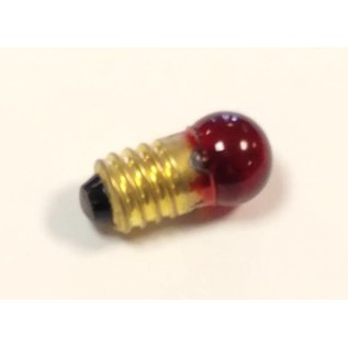 Henning's Parts 1447CR Clear Red Small Head Screw-In Bulb, 18v