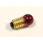 Henning's Parts 1447CR Clear Red Small Head Screw-In Bulb, 18v