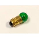 Henning's Parts 1447CG Clear Green Small Head Screw-In Bulb, 18v