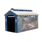 Lionel 2429160 Thomas Kincade Christmas Light Express Covered Bridge