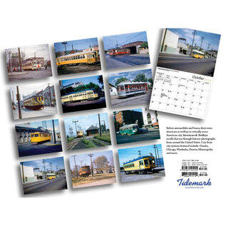 Tidemark 5155 Streetcars & Trolleys 2025 Calendar