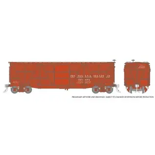 Rapido 177003A PRR X23 Lines Scheme Boxcar