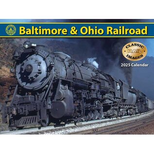 Tidemark 5032 Baltimore & Ohio Railroad 2025 Calendar