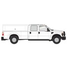 Atlas 35000001 Ford F-350 Crew Cab Utility Truck, White