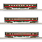 Lionel 2427440 NP Central 18" Passenger 3-Pack